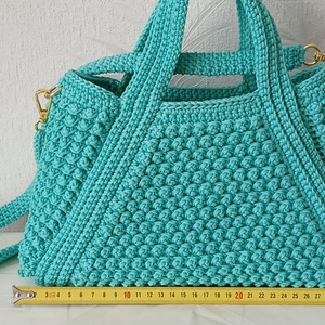Saját készítésű horgolt táska - táska & tok - kézitáska & válltáska - alkalmi táska - Meska.hu