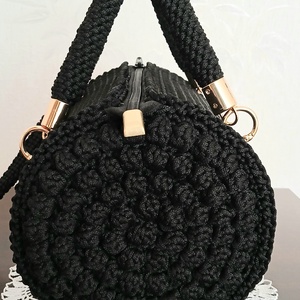 Saját készítésű horgolt táska - táska & tok - kézitáska & válltáska - kézitáska - Meska.hu