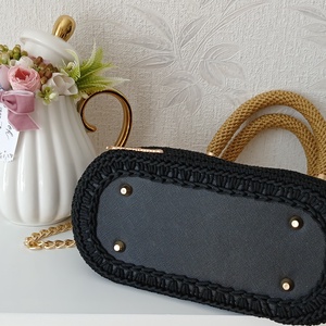 Saját készítésű horgolt táska - táska & tok - kézitáska & válltáska - kézitáska - Meska.hu