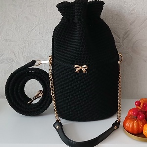 Saját készítésű horgolt táska - táska & tok - kézitáska & válltáska - kézitáska - Meska.hu