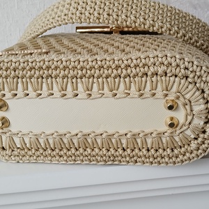 Saját készítésű horgolt táska - táska & tok - kézitáska & válltáska - kézitáska - Meska.hu