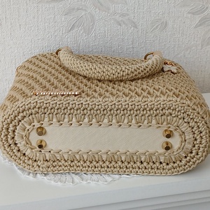 Saját készítésű horgolt táska - táska & tok - kézitáska & válltáska - kézitáska - Meska.hu