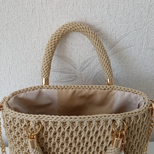 Saját készítésű horgolt táska - táska & tok - kézitáska & válltáska - kézitáska - Meska.hu