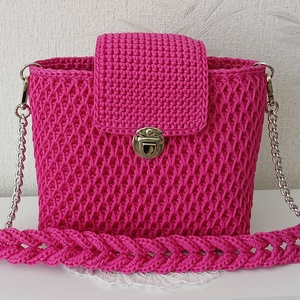 Saját készítésű horgolt táska - Meska.hu