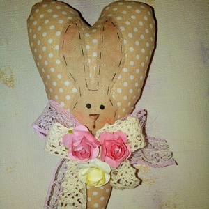 Nyuszis szívecske -  - Meska.hu