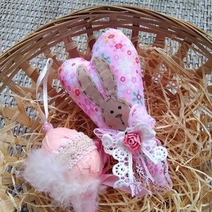 Húsvéti dekorszett - otthon & életmód - dekoráció - fali és függő dekoráció - függődísz - Meska.hu