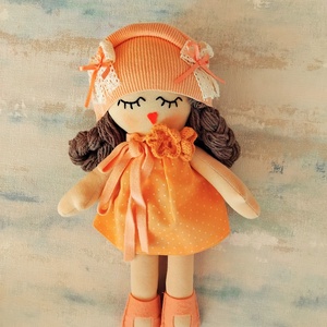Narancs baba, Játék & Sport, Baba & babaház, Baba, Baba-és bábkészítés, Varrás, MESKA
