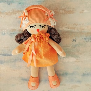 Narancs baba - játék & sport - baba & babaház - baba - Meska.hu