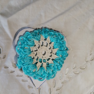 19 sz�zadi k�zi csipke horgol�ssal nyak�k, Ékszer, Ékszerszett, Horgolás, MESKA