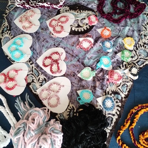 19 sz�zadi k�zi csipke horgol�ssal nyak�k - ékszer - ékszerszett - Meska.hu