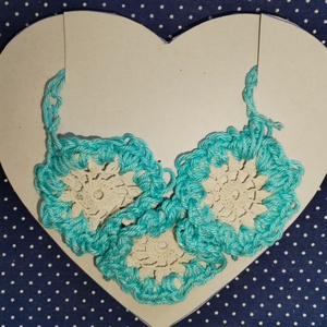 19 sz�zadi k�zicsipke horgol�ssal 3 med�los nyak�k - Meska.hu