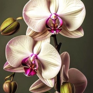 Lila virágválogatás festmény (2. rész) - Meska.hu