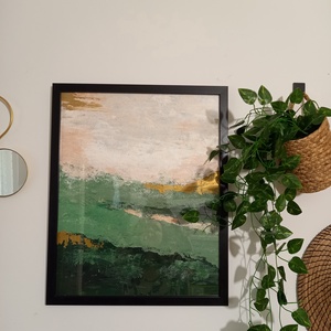 Absztrakt festmény (natúr színvilág) - Meska.hu