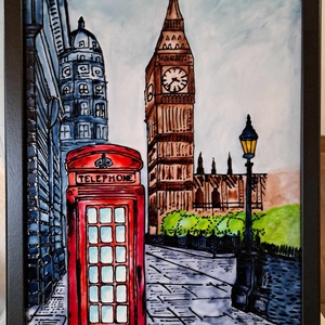 London, Művészet, Festmény, Üvegfestmény, Festészet, Üvegművészet, MESKA