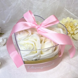 Szív  virágbox - esküvő - emlék & ajándék - szülőköszöntő ajándék - Meska.hu