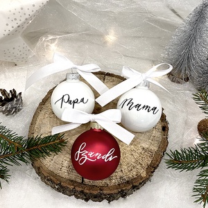 Egyedi karácsonyi kollekció 6cm - karácsony - karácsonyi lakásdekoráció - karácsonyfadíszek - Meska.hu