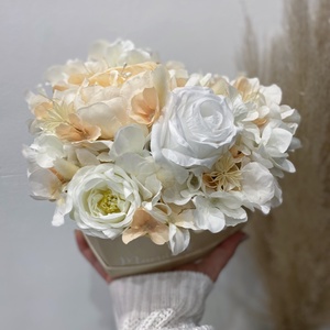 Barack szív virágbox, Esküvő, Emlék & Ajándék, Szülőköszöntő ajándék, Mindenmás, MESKA