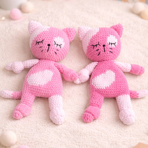 Szundipajti horgolt cicus � a legpuhább alvóbarát - baba - mama - baba játékok - szundikendő, alvóka - Meska.hu