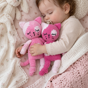 Szundipajti horgolt cicus � a legpuhább alvóbarát - Meska.hu