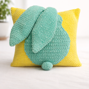 Horgolási minta � Nyuszis párna  (PDF leírás) - diy (csináld magad) - szabásminta, útmutató - horgolási minta - Meska.hu