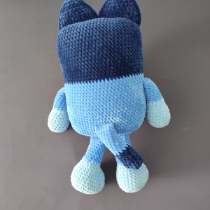 Horgolt Bluey kutyus � 40 cm - játék & sport - plüssállat & játékfigura - kutya - Meska.hu