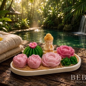 Bali Spa Decor� illatos szappan dekoráció, Otthon & Életmód, Virágdekoráció, Virágdíszek, Asztali virágdísz, Szappankészítés, Virágkötés, MESKA