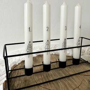 adventi fém dekoráció - Meska.hu