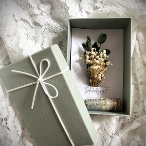 zöld Pénzátadó esküvő esküvőre nászajándék doboz dobozban virág virágos pénz ajándék boríték helyett - Meska.hu