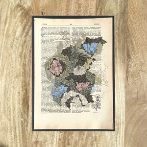 William Morris, kép, könyv, könyvlap, lexikon lapon, Otthon & Életmód, Dekoráció, Kép & Falikép, Poszter, Újrahasznosított alapanyagból készült termékek, Mindenmás, MESKA