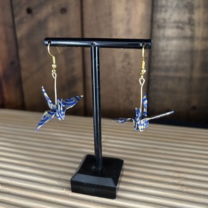 Japán darumadaras origami fülbevaló - Meska.hu