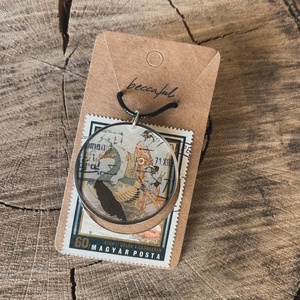 Gésa bélyeg nyaklánc - Meska.hu