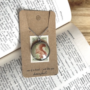 Régi vintage bélyeg nyaklánc agár kutya kutyás - Meska.hu