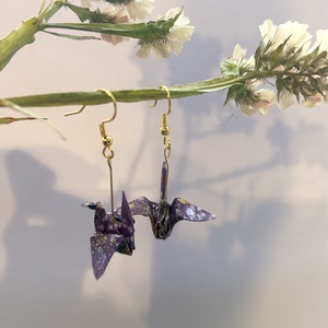 Japán darumadaras origami fülbevaló - Meska.hu