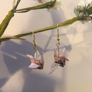Japán darumadaras origami fülbevaló - Meska.hu