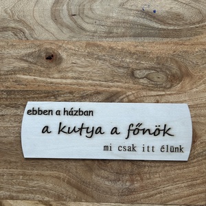 Variálható mágneses ajtódísz középső elem - 2. Kutyás, Otthon & Életmód, Dekoráció, Ajtó- és ablak dekoráció, Ajtódísz & Kopogtató, Famegmunkálás, Mindenmás, MESKA