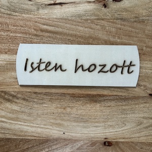 Variálható mágneses ajtódísz középső elem - 6. Isten hozott, Otthon & Életmód, Dekoráció, Ajtó- és ablak dekoráció, Ajtódísz & Kopogtató, Famegmunkálás, Mindenmás, MESKA
