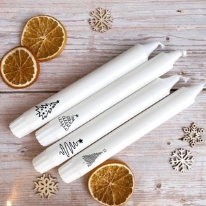 Karácsonyi minimalista karácsonyfás adventi gyertya szett - Meska.hu