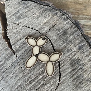 Kutyakakizacsi tartó lufikutya, Otthon & Életmód, Kisállatoknak, Kutyáknak, Kutyapiszok zacskó tartó, Famegmunkálás, MESKA