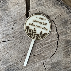 Növény jelölő fa beszúró - otthon & életmód - ház & kert - növény & veteményes - Meska.hu