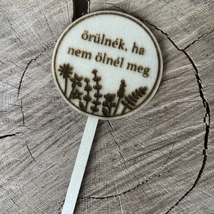 Növény jelölő fa beszúró - otthon & életmód - ház & kert - növény & veteményes - Meska.hu