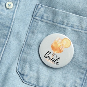 Team bride kitűző Aperol - Meska.hu