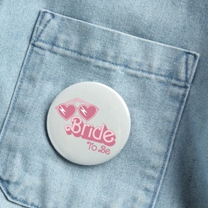 Nagy 58mm Bride to be kitűző - Meska.hu