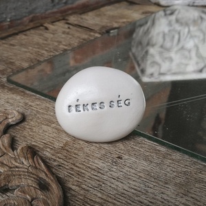  BÉKESSÉG - Varázskavics ezüst - Meska.hu