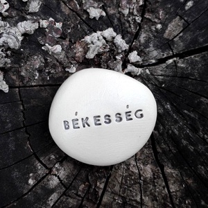  BÉKESSÉG - Varázskavics ezüst -  - Meska.hu