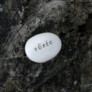 BŐSÉG - Varázskavics ezüst -  - Meska.hu