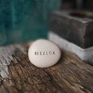 BIZALOM - Varázskavics ezüst - Meska.hu