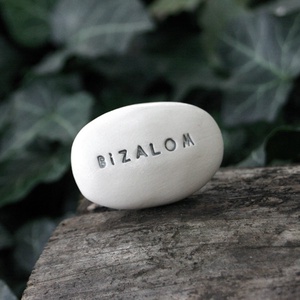 BIZALOM - Varázskavics ezüst -  - Meska.hu