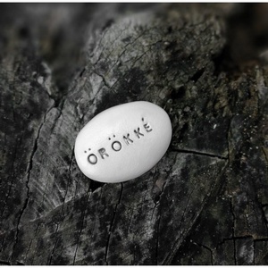 ÖRÖKKÉ - Varázskavics ezüst -  - Meska.hu