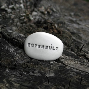 EGYENSÚLY - Varázskavics ezüst -  - Meska.hu