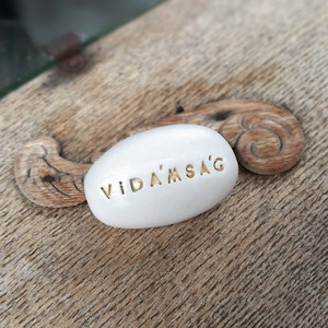 VIDÁMSÁG - Varázskavics arany -  - Meska.hu